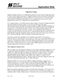 Piggyback Tuning