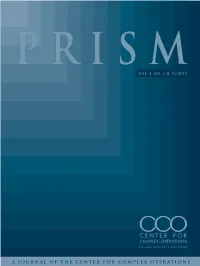 PRISM Vol 3, No 1