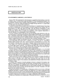 Synapomorphy, Parsimony, and Evidence