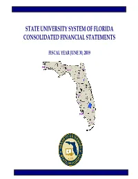 State University System of Florida Consolidated Financial Statements