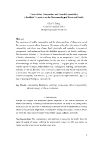 Vulnerability, Compassion, and Ethical Responsibility: a Buddhist Perspective on the Phenomenology of Illness and Health