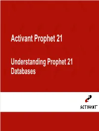 Activant Prophet 21