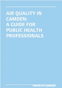 Air Quality in Camden: a Guide for Public Health