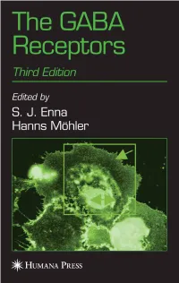Gaba Receptors, Third Edition T He R Eceptors