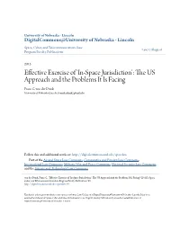 In-Space Jurisdiction’: the SU Approach and the Problems It Is Facing Frans G