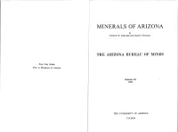 Minerals of Arizona Report