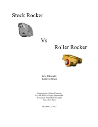 Stock Rocker Vs Roller Rocker Introduction to Finite Elements December 2003