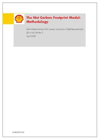 The Net Carbon Footprint Model: Methodology
