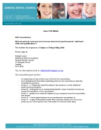 GDC Additional Skills