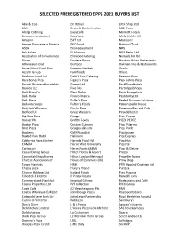 Selected Preregistered Epps 2021 Buyers List