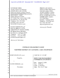 Case 4:01-Cv-01351-JST Document 3417 Filed 08/11/20 Page 1 of 27