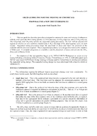 Oecd Guideline for the Testing of Chemicals