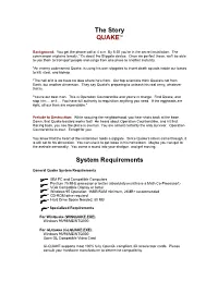 Quake Manual