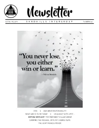 “You Never Lose, You Either Win Or Learn.” — Nelson Mandela