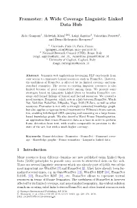 Framester: a Wide Coverage Linguistic Linked Data Hub