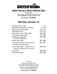 2009 Tattersalls January Mixed Front Matter 1-32.Pmd