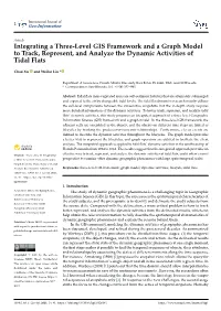 Integrating a Three-Level GIS Framework and a Graph Model to Track, Represent, and Analyze the Dynamic Activities of Tidal Flats