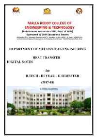 Overall Heat Transfer Coefficient- LMTD and NTU Methods- Fouling in Heat Exchangers- Heat Exchangers with Phase Change