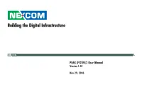 Building the Digital Infrastructure PEAK 8920VL2 User Manual