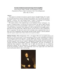 Faraday Rotation Measurement Using a Lock-In Amplifier Sidney Malak, Itsuko S