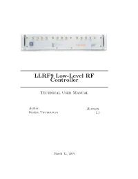 LLRF9 Low-Level RF Controller