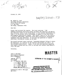 Mimwm of THIS DOCUMENT G APPROVED for Relfase OR