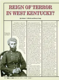 Reign of Terror in West Kentucky?