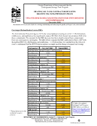 Risk Based Concentrations for Ethylbenzene & Naphthalene