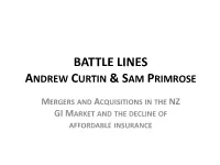 Battle Lines Andrew Curtin & Sam Primrose