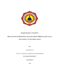 Buddhi Dharma University the Analysis of Figurative