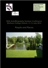 Programme and Abstracts