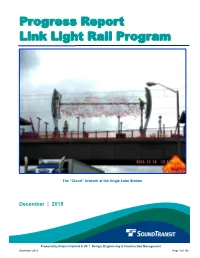 Progress Report Link Light Rail Program