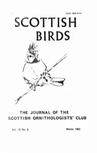 SCOTTISH BIRDS , /~~ ~R~~ /~ I \ ,,~ ~V ·