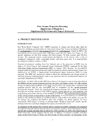 First Avenue Properties Rezoning Final Scope of Work for a Supplemental Environmental Impact Statement