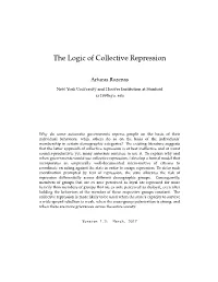 The Logic of Collective Repression