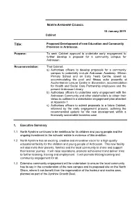 Title: Proposed Development of New Education and Community Provision in Ardrossan