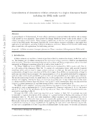 Arxiv:1501.00733V1 [Nlin.CG] 4 Jan 2015 Proposed for Modelling Traﬃc [8]