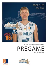 Pregame 04/11/2017