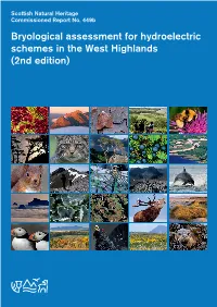 SNH Commissioned Report 449B: Bryological Assessment For