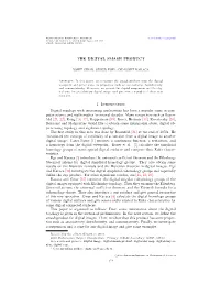 THE DIGITAL SMASH PRODUCT 1. Introduction Digital Topology With
