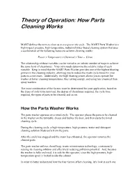 Theory of Operation: How Parts Cleaning Works