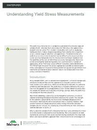 Understanding Yield Stress Measurements
