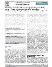 Visualizing Molecular Diffusion Through Passive Permeability
