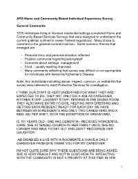 APD General HCBS Comments