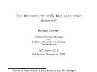 Can the Computer Really Help Us to Prove Theorems?