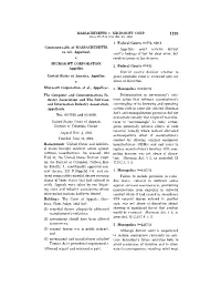 Commonwealth of MASSACHUSETTS, Ex Rel., Appellant, V. MICROSOFT