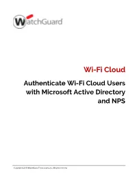 Configure RADIUS Authentication in Wi-Fi Cloud N Troubleshooting