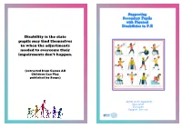 Disability Is the State Pupils May Find Themselves in When the Adjustments Needed to Overcome Their Impairments Don’T Happen