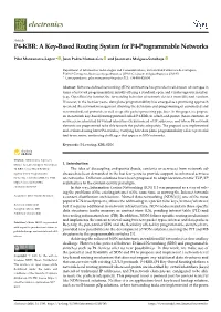 A Key-Based Routing System for P4-Programmable Networks
