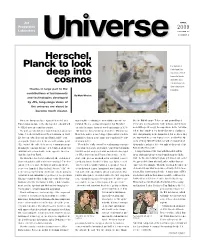 Herschel, Planck to Look Deep Into Cosmos